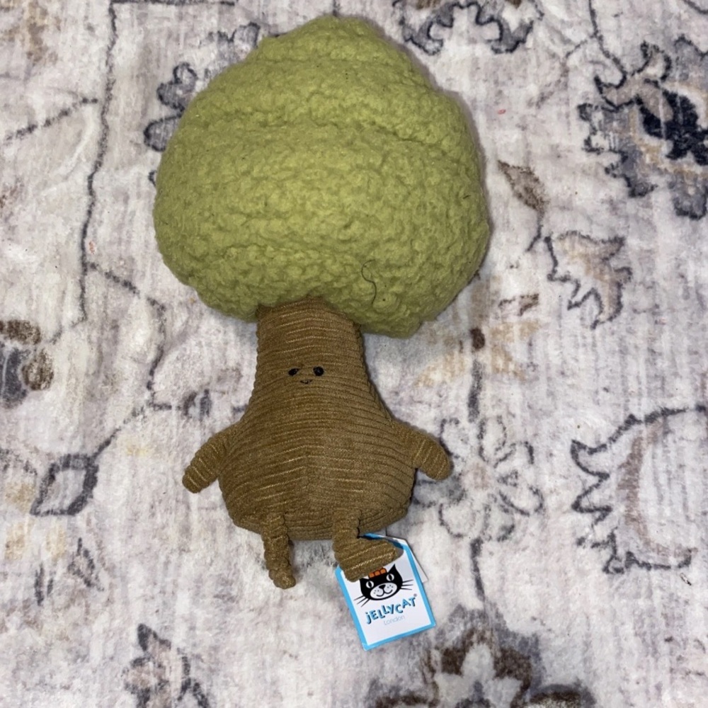 Jellycat RETIRED Forestree Lime BNWT, Rare Hard to Find